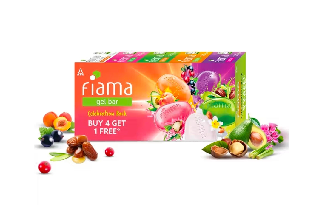Fiama Gel Bar Soap (125g×5)