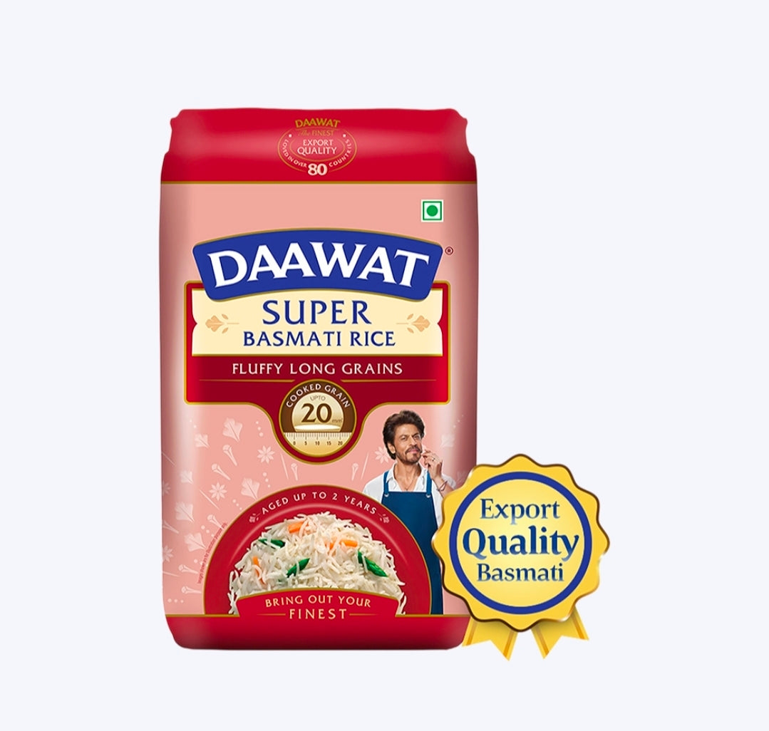 Daawat Basmati Rice - Super 1kg+200g FREE