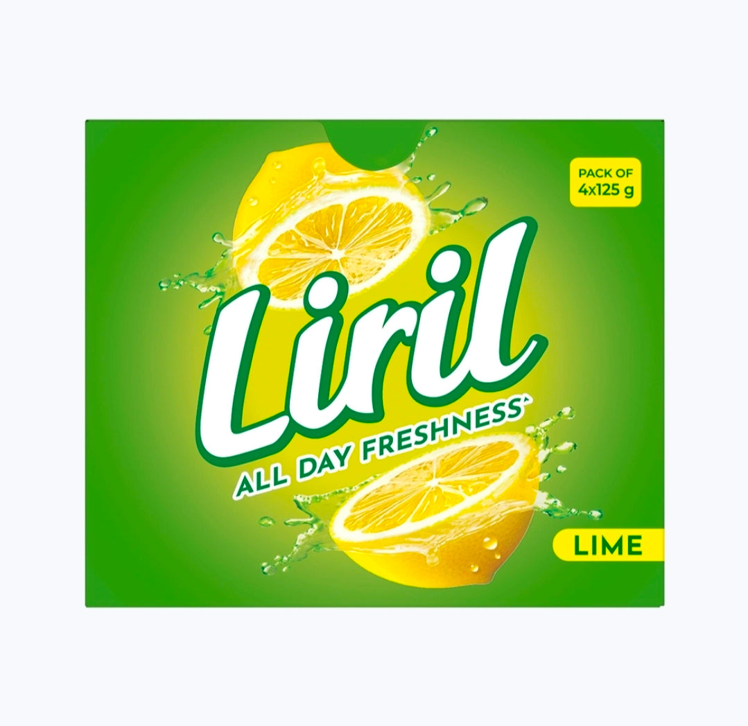 Liril Lime & Tea Tree Oil Soap (125g×4)