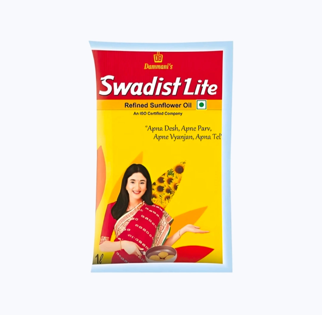 Dammani Swadist Lite Refined
Sunflower Oil 800g