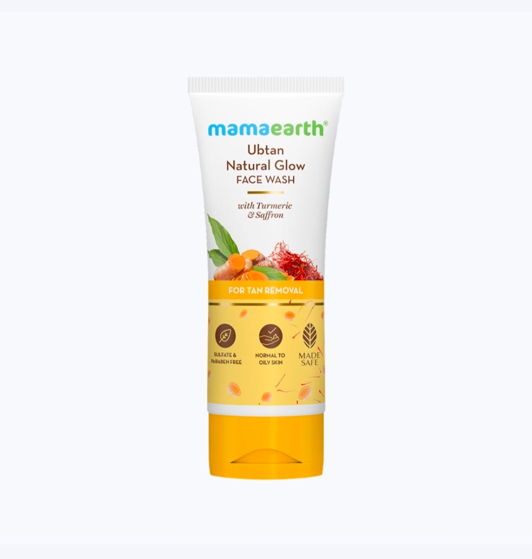 Mamaearth Ubtan Natural Glow Facewash 100ml