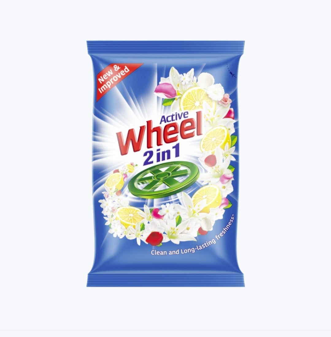 Wheel Active 2 in 1 Detergent Powder 1kg