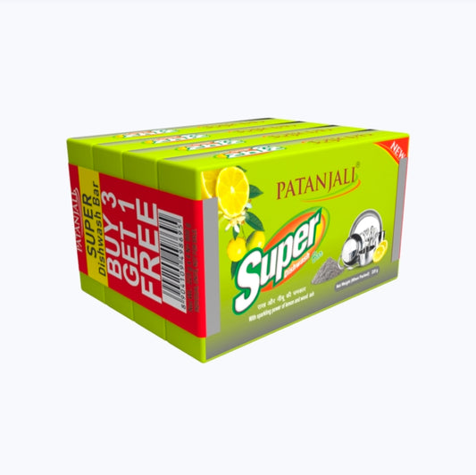 Patanjali Super Dishwash Bar 4 x 225 g
