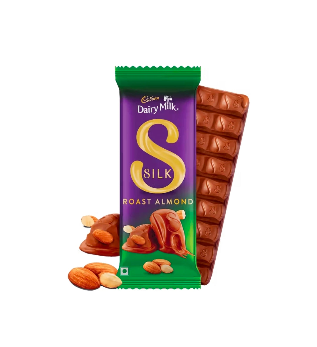 Cadbury Dairy Milk Silk Roast Almond Chocolate Bar