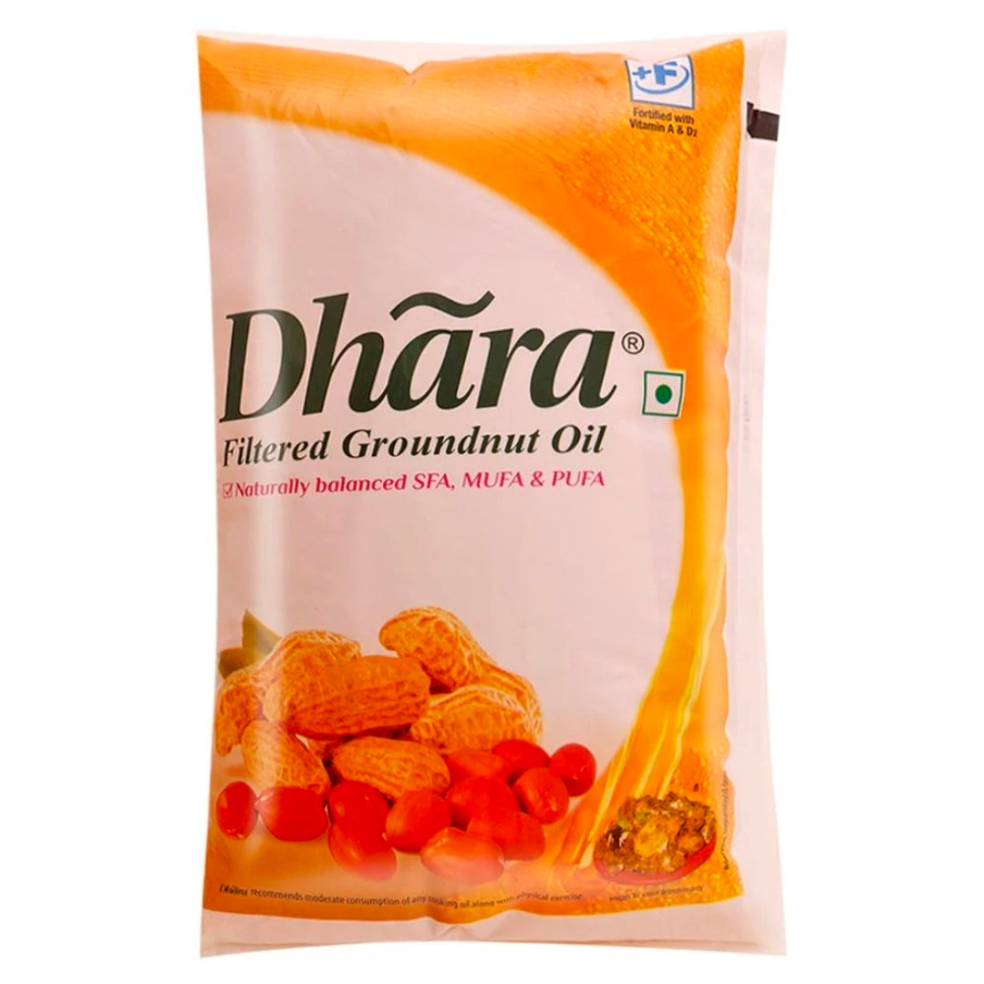 Dhara Groundnut Oil 910g(1L)