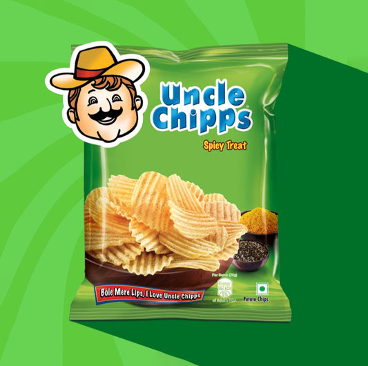 Uncle Chipps Spicy Treat Flavour Potato Chips