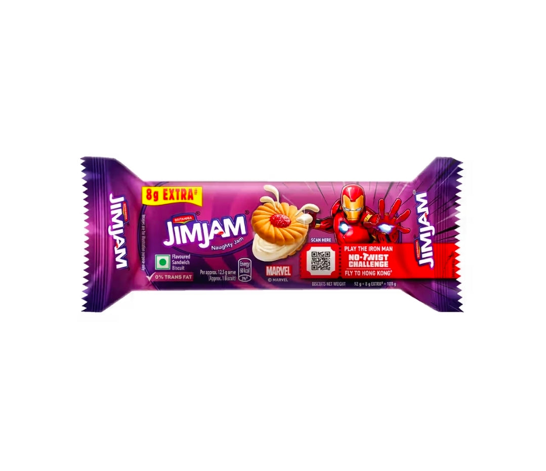 Britannia JimJam Cream Biscuits