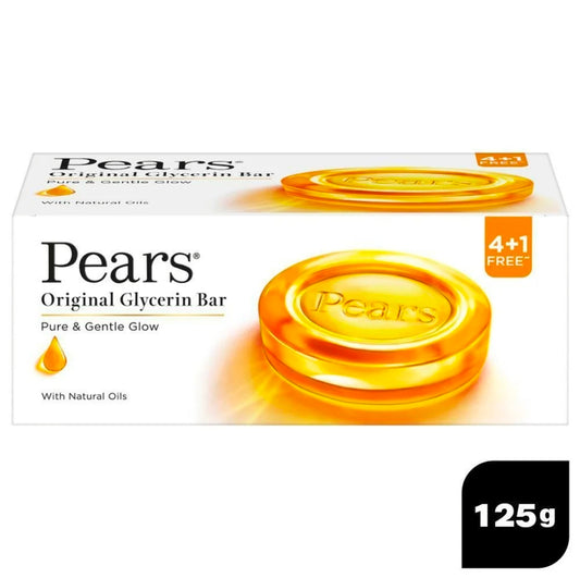 Pears Soft & Fresh Glycerine Bar (125g×5)