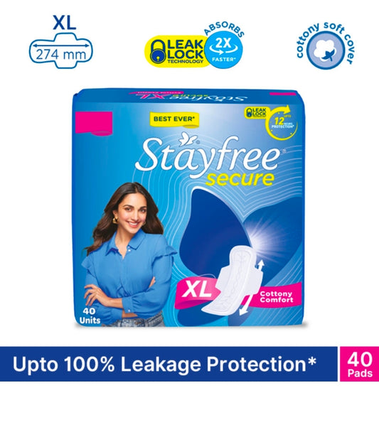 Stayfree Secure Pads XL (40Pcs)