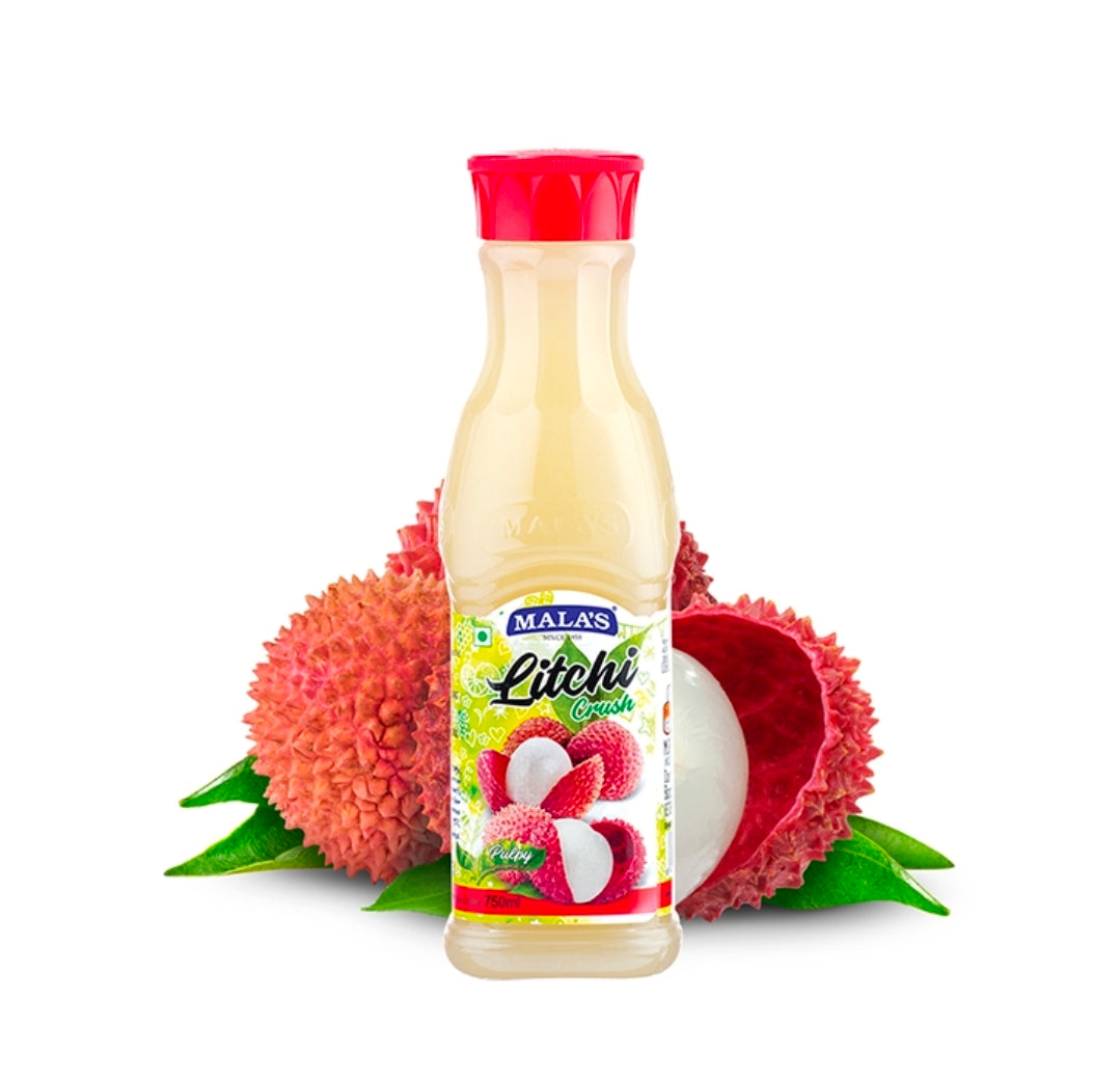 Mala's Litchi Crush 750ml